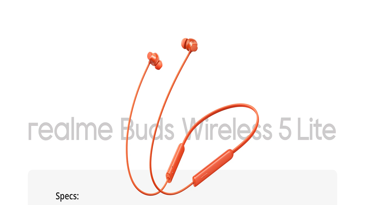 Realme Buds Wireless 5 Lite